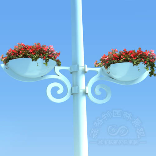 城市美化路燈花盆