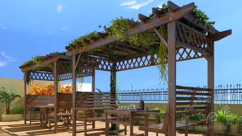 公園小區鋁合金葡萄架