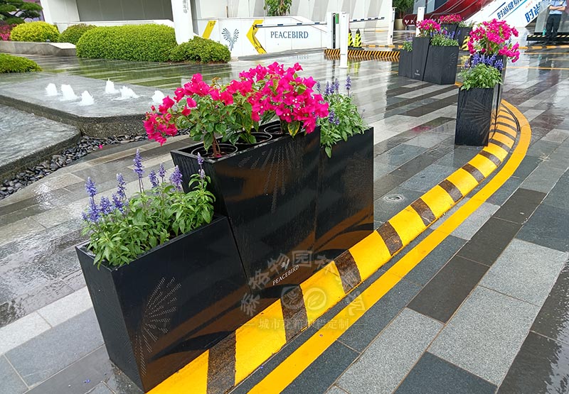 廣西花箱案例：浙江寧波鳥巢花箱案例