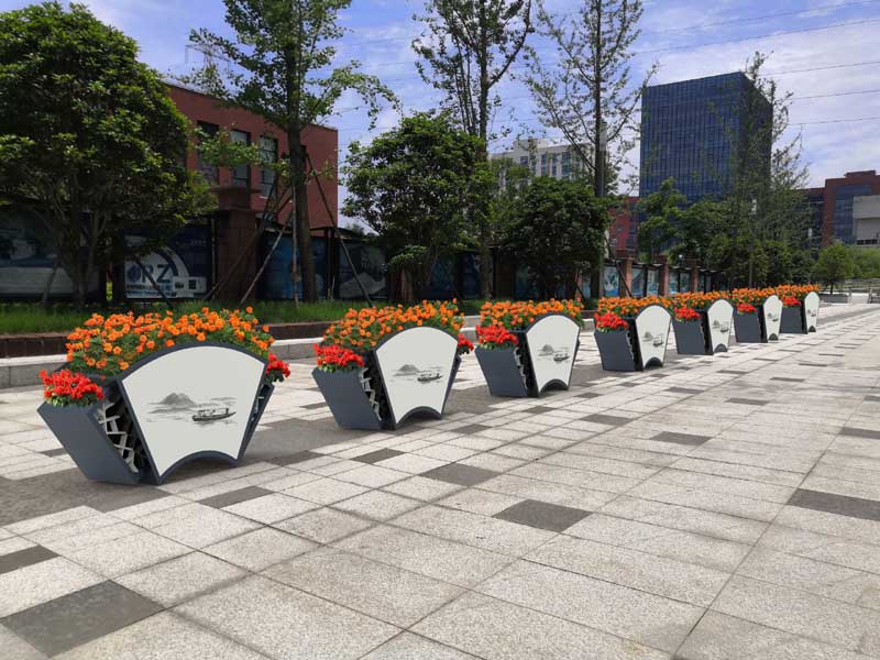 中國(guó)風(fēng)城市道路花箱來(lái)襲！