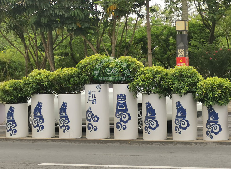 花箱種植效果圖，花箱與綠植如何搭配