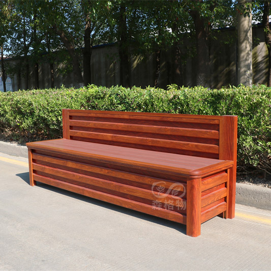 簡(jiǎn)易公園鋁合金座椅