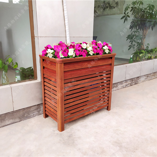 檀木紋鋁合金空調機外罩