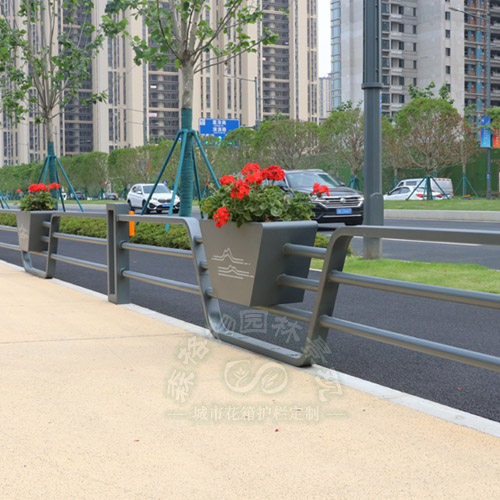 市政船形花箱護欄
