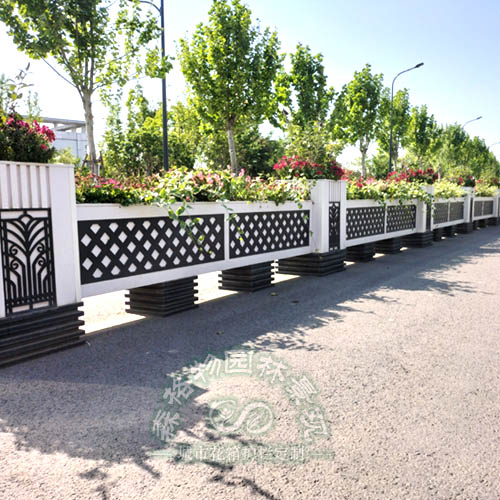 洛洛可馬槽PVC花箱護欄