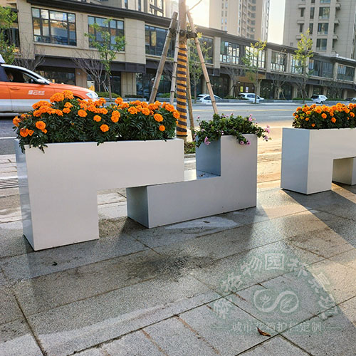 廣西L形組合不銹鋼道路雨水花箱