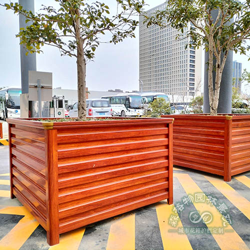 四方形鋁合金樹圍花箱樹池