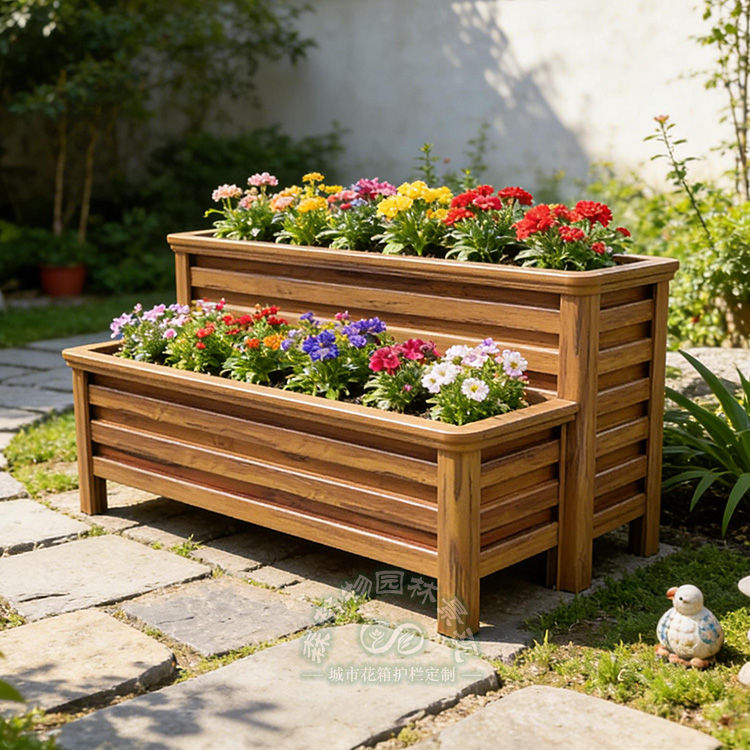 廣西公園雙層鋁合金花箱