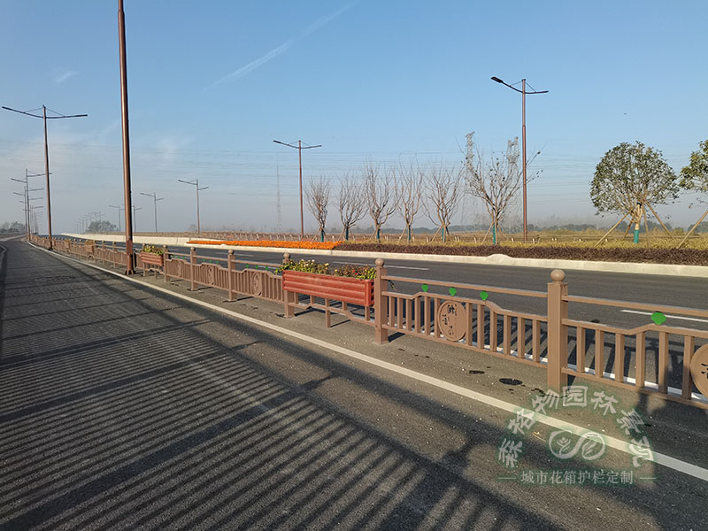 橋梁鋁合金花箱護欄案例