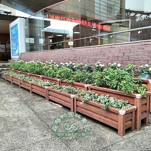 公園雙層鋁合金花箱