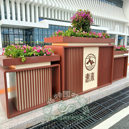 不銹鋼景觀文化主題花箱